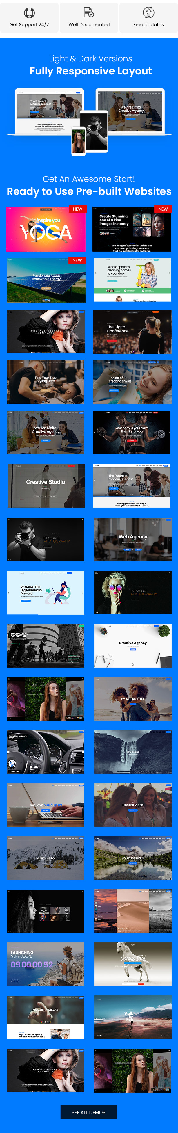 This One - One Page Responsive Website Template - 1
